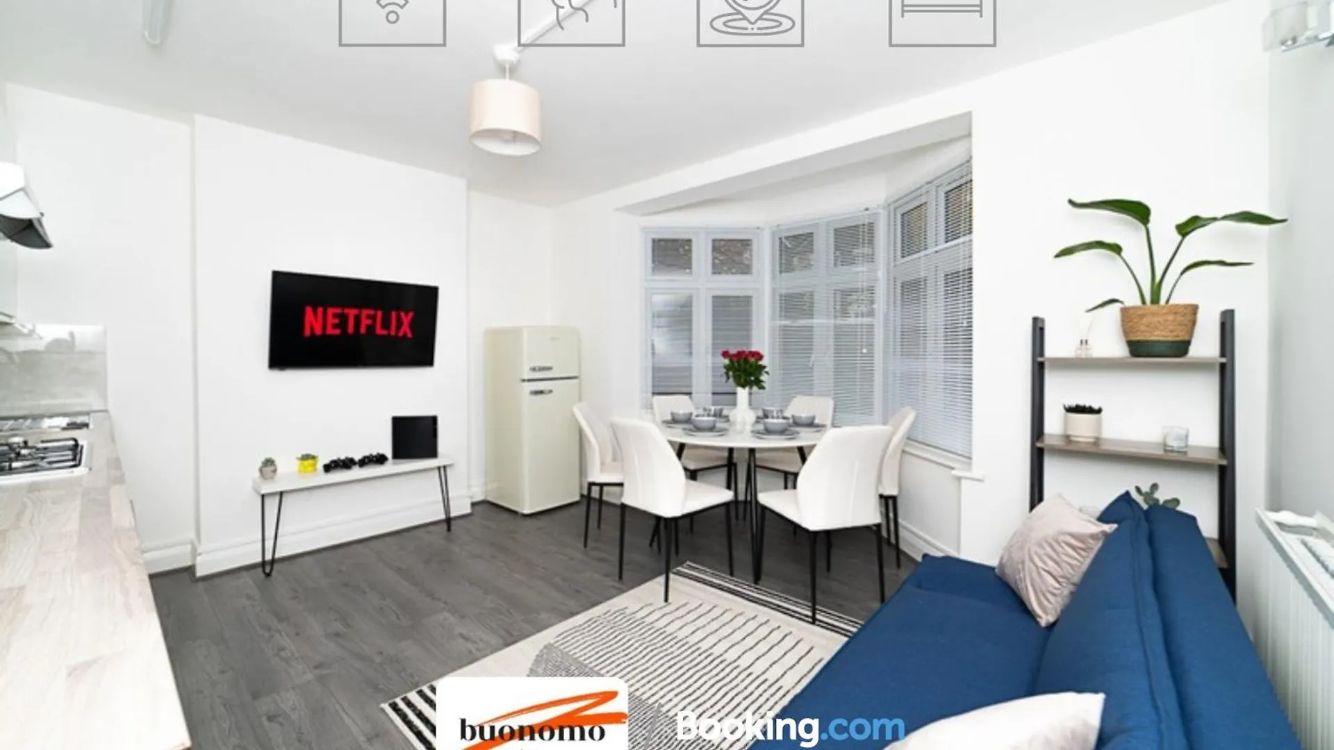 Three Bedroom Apartment At Buonomo Stays Short Lets & Serviced Accommodation With Netflix & Games London